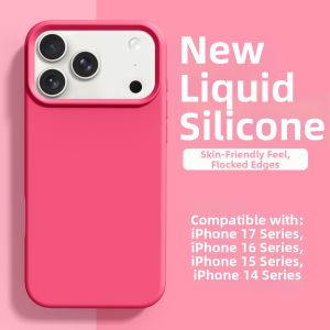 pinsai | Shockproof Pure Color Liquid Silicone iPhone Cases Thin and Cooling Full Protection