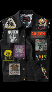 QUEEN -inspired Printed Iron-On DIY Patches for Jacket Decoration. Features 2026 patches with band logos and album art. Suitable for customizing denim jackets. Ideal for rock music enthusiasts.