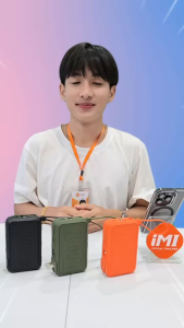 iMI Power bank Adapter มีCCC 20000mAh ชาร์จเร็ว 22.5W สายชาร์จในตัว พาวเวอร์แบงค์ แบตเตอรี่สำรองพกพา ประกัน1ปี