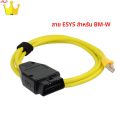 ESYS ENET สําหรับ BMW ข้อมูลที่ซ่อนอยู่ E-SYS ICOM Coding ECU โปรแกรมเมอร์ OBD OBD2 เครื่องสแกนเนอร์ F-serie สายวินิจฉัยรถยนต์อัตโนมัติเครื่องมือ. 
