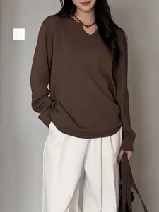 QINGNAER | European Style Simple Big Size T-Shirt