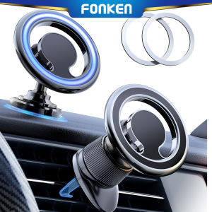 Fonken Car Phone Magnetic Holder for i-Phone 13 12 Universal Car Mag-safe Phone Mount Cellphone Bracket Car Mag-safe Holder