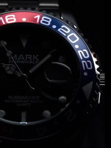 Fairwhale | Mark Fairwhale 5140 Mens Watch Luminous Business Date Rotating Timer Waterproof Fashion Stainless Steel Quartz Wristwatch