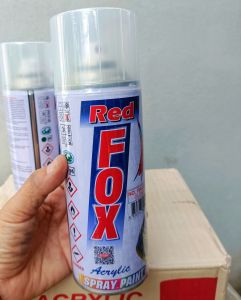 Red Fox สีสเปรย์ No.190 (231) สีเคลือบเงา (Clear)A quality product of Bosny