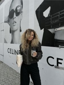 Zhaolin "Perth Mocha" American Style Retro Leather Coat Leather Jacket Fashion Short Niche Spring Women