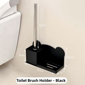 YUESHIYI | No-Drilling Multi-Purpose Toilet Brush Set