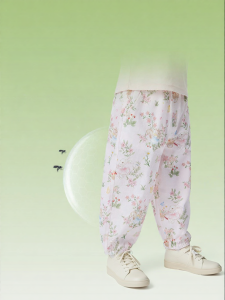 Purcotton | Mosquito Repellent Cotton Stretch Gauze Pants for Boys and Girls