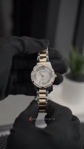 Jam Tangan Wanita Bonia Elegance B10708-2115S Silver Dial Silver Dual Tone Stainless Steel Strap