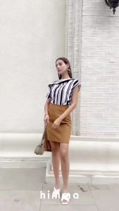 himma "Moe" Dropped Shoulder Blouse เสื้อเปิดไหล่ คอปาด