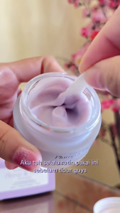 HWASAMEE - Night Cream Purple Rice Extrac Moisturizer & Anti Aging Cream Untuk Perawatan Siang Dan Malam 30g