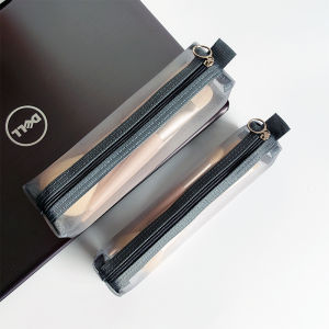 Mini-Portable Small Makeup Brush Storage Bag Transparent Mesh Brush Buggy Bag Eyebrow Pencil Lipstick Lip Glaze Travel Bag