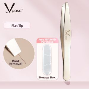 LVpasa | Brow and Beard Tweezers Stainless Steel
