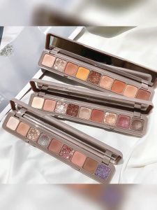 18 Colors Eye Shadow Palette: Shiny & Long Lasting Waterproof Eye Makeup