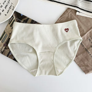 Korean Style Pure Cotton Womens Underwear New 2025 Extended Crotch 10A Gardner Antibacterial Bottom Triangle Panties