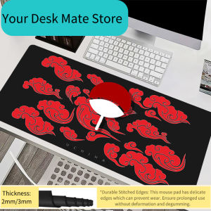 Bandai | Mousepad Laptop Mouse Pad Office Accessories PC Keyboard Pad Rubber Cup Mat Naruto Madara Uchiha Soft Mouse Mat Large Desk Mat