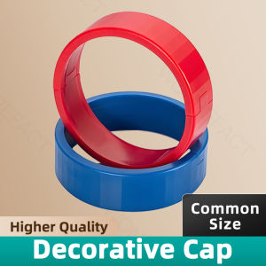 Hot And Cold Red And Blue Shower Decorative Cover Split Bathroom Decorative Cover Faucet Decorative Cover Bathroom Angle Valve Decorative Cover Durable 淋浴装饰盖红色蓝色