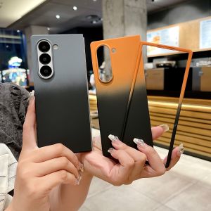 Gradient Color Phone Case Skin Feel Frosted Creative Protection for Samsung Z Fold6/5/4 Foldable Screen Anti-Fall for Men And Women