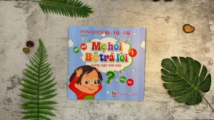 Sách - Mẹ Hỏi Bé Trả Lời Tập 1 - Sách song ngữ Anh Việt rèn luyện trí thông minh phát triển ngôn ngữ cho bé (VT)