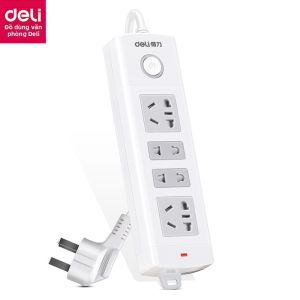 deli | Electric Shock Prevention Power Strip 2m