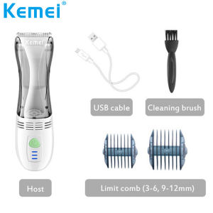 Kemei Electric USB Baby Hair Trimmer Rechargeable Quiet Hair Clipper Kids Hair Cutting KM-79