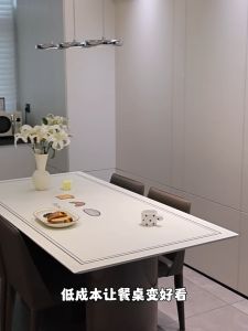 Taplak Meja Belajar Kulit Motif/Alas Meja Makan Anti Air/Taplak Meja Ruang Tamu/Taplak Meja Aesthetic/Alas Meja Persegi