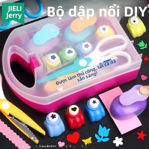 JIELI | Childrens DIY Craft Easy-Use Embosser Set Card Making Tools