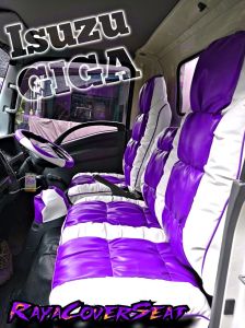 Bungkus jok mobil dumptruk Isuzu giga NMR bahan premium model sofa gratis sarung stir