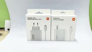 Xiaomi | Original Xiaomi 120W EU Charger Turbo 100W Fast Adapter USB Type C Cable Mi 17 15 15T 14 POCO F7 X8 X7 Pro Redmi Note K40 Cable