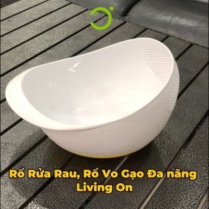Rổ Rửa Rau Rổ Vo Gạo Đa năng Living On