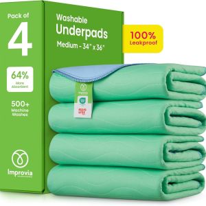 Có thể giặt underpads thấm hút mạnh tái sử dụng bedwetting Băng vệ sinh chống tình trạng mất kiểm soát cho trẻ em/người già/vật nuôi không thấm nước bảo vệ