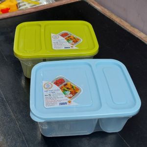 Hộp đựng đồ ăn 2 ngăn tiện dụng hàng Cao cấp việt nhật