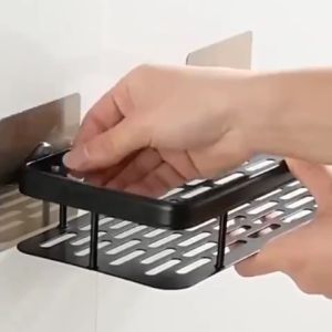 Bathroom Organizer Rack Wall Shelf Toilet Accessories LARGE STORAGE SPACE Storage Shampoo Holder Corner Shower Rack