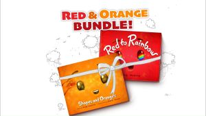 Book Bundle: Red to Rainbow + Shapes & Oranges Picture Book by King Medina from WildRed Publishing