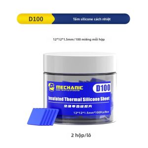 Mechanic | 2 Cái/lốc THỢ CƠ KHÍ D100 Cách Nhiệt Tấm Silicon Tự Dính Độ Dẫn Điện Cao Cho IC Chip PC Sửa Chữa Điện Thoại