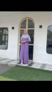 Gamis Shofiya Size Jumbo M L XL XXL 3XL 4XL Muat Sampai BB 120Kg Paling Laris LD 90 100 120 130 140
