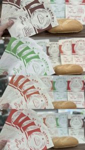 HN 100 Túi giấy đựng bánh mì pate giá rẻ - Đảm bảo an toàn và chất lượng tươi ngon nhất ( Túi giấy bánh mì )