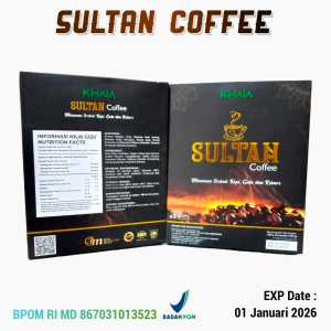 SULTAN COFFEE 1 BOX ISI 10 SACHET ORIGINAL KHAIA