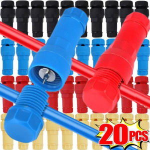 Hibeautylife】ขั้วต่อแบบเจาะล็อกเร็วแรงดันต่ำ1/2ชิ้นเครื่องมือสำหรับสายไฟแบบหยักสายเคเบิลกันน้ำแบบจีบที่รวมสายต่อหัวต่อคอมพิวเตอร์