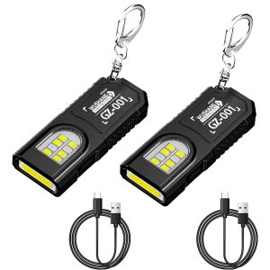 BALDR | USB Rechargeable Torch With Pen Clip Powerful Mini Outdoor Working Lantern With Magnetic Portable Keychain LED COB Flashlight