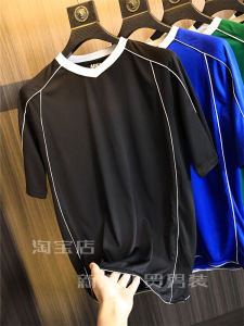 Áo Thun Nam Mùa Hè Thoáng Khí Nhanh Khô Chuyên Nghiệp Cổ Tròn Tay Ngắn Rộng Rãi Thời Trang Đa Năng Chất Liệu Polyester