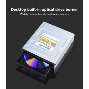 3.5 inch desktop built-in optical drive DVD burner CD drive for PC Windows and Mac computers built-in optical drive