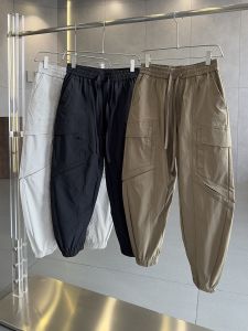 Mens 3D Stereo Mountain System Functional Casual Pants Breathable Spring Autumn Elastic Comfortable Knife Edge Workwear Trousers