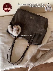 CHIO‘2ND | Vintage Coffee Womens Tote Bag Large Capacity