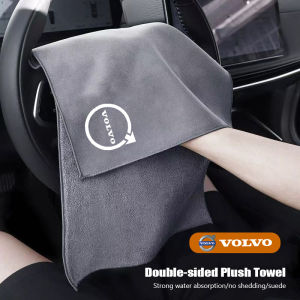New Volvo Microfiber Cleaning Cloths Towel Wash Car Rags Tools For XC90 V90 V60 XC60 V40 EC40 EX40 S80 S60 S90 C40 XC40 V70 XC70