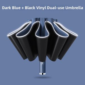 ZHIZHOU | Large Automatic Business Car Umbrella with Sun Protection and Inverted Opening