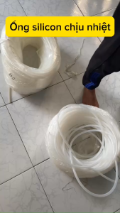 1 MÉT RON SILICON THỰC PHẨM CHỊU NHIỆT SIZE 6X8mm VÀ 6X9mm