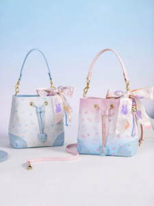 Miffy | Túi Xách Dạng Thùng In Hình Động Vật Dễ Thương Có Nơ