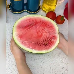 Màng bọc thực phẩm gấu nâu túi 100 màng bo chun co gian tự động không cần cắt xé DN148