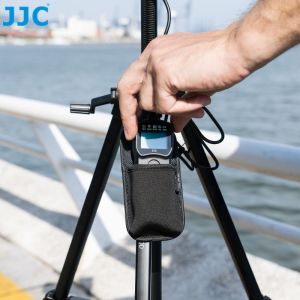 JJC Tripod Leg Velcro Pouch Holder for JJC TM WT-868 MT-636 Series Wireless Intervalometer Timer Remote Control Shutter Release Touch Fastener Case