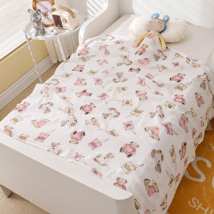 Bamboo Cotton Muslin Wrap Baby Blanket Newborn Bath Towel Nursing Cover for Infants Soft Comfortable Swaddle Blanket